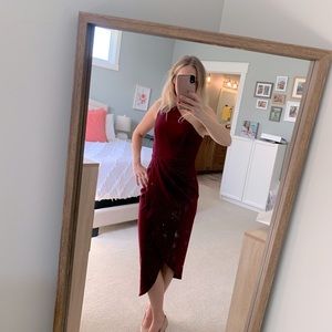 Lulus Wine Formal Dress